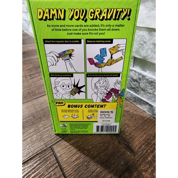 Cards vs. Gravity Pro The Gravity Defying Card Balancing Game 2-8 Players Family - Picture 3 of 4